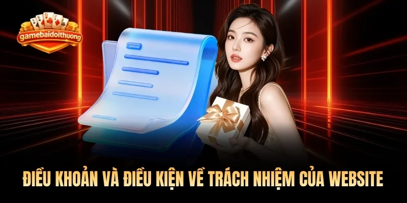 Điều khoản và điều kiện về trách nhiệm của game bài đổi thưởng