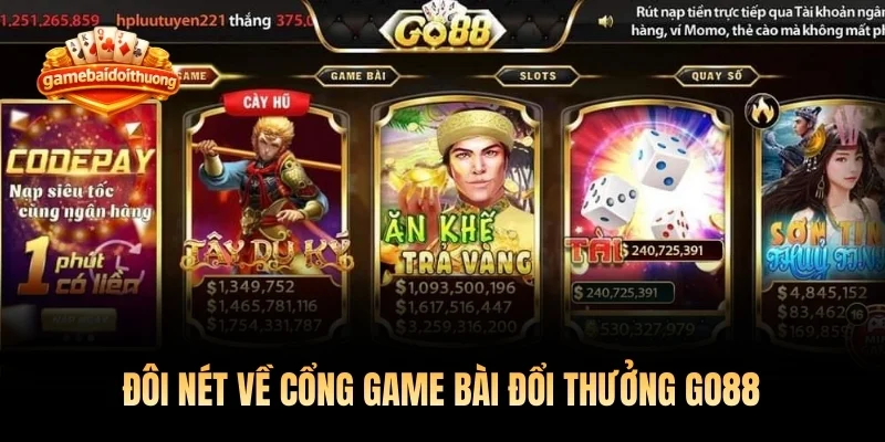 Game bài đổi thưởng Go88 là một địa điểm cá cược uy tín hàng đầu 