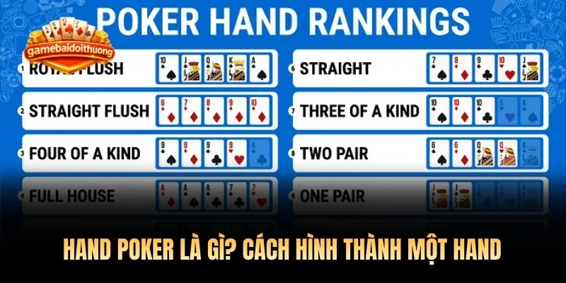 Hand Poker là gì? Cách hình thành một hand