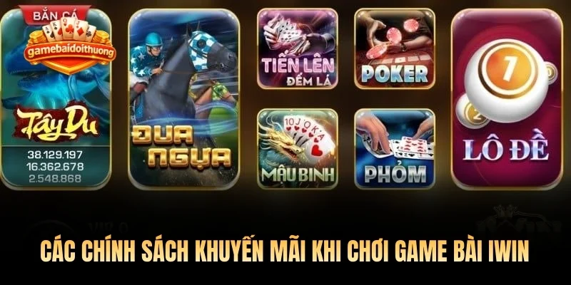 Các chính sách khuyến mãi khi chơi game bài iwin 